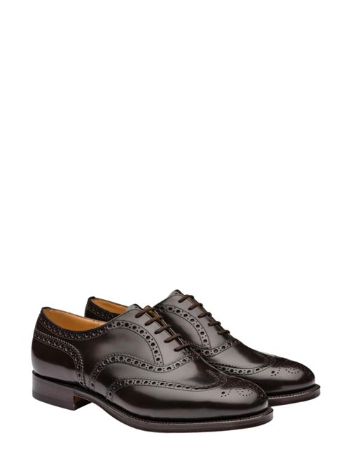 Scarpe Oxford Burwood in pelle Ebony CHURCH'S | EEB002F0AMA